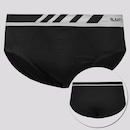 Kit de Cuecas Slip Lupo Microfibra Sem Costuracom 3 Unidades - Adulto - Foto 4