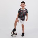 Kit de Uniforme de Futebol Infantil do Fluminense I 21 com Camisa e Calção Umbro - Foto 4
