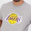 Camiseta New Era Nba Los Angeles Lakers Ii - Masculina - Foto 4