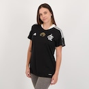 Camisa adidas Flamengo 2021 Consciência Negra - Feminina - Foto 5