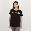 Camisa adidas Flamengo 2021 Consciência Negra - Feminina - Foto 1