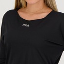 Camiseta Manga Longa Fila Bio II - Feminina - Foto 4