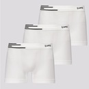 Kit de Cuecas Boxer Lupo Fiber com 3 Unidades - Adulto - Foto 1