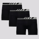 Kit de Cueca Boxer Lupo Microfibra - 3 unidades - Adulto - Foto 1