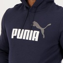 Blusão de Moletom Puma ESS+ 2Col Big Logo FL - Masculino - Foto 4