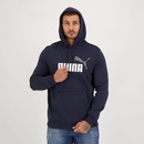 Blusão de Moletom Puma ESS+ 2Col Big Logo FL - Masculino - Foto 5