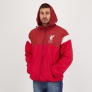 Jaqueta Corta Vento FutFanatics Liverpool com Capuz - Masculina - Foto 2