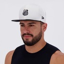 Boné Aba Reta New Era Santos 950 Alvinegro - Snapback - Adulto - Foto 5