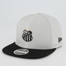 Boné Aba Reta New Era Santos 950 Alvinegro - Snapback - Adulto - Foto 1
