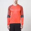 CAMISETA MANGA LONGA UMBRO GOL TWR LAYOUT - MASCULINA - Foto 4