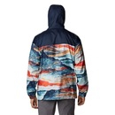 Jaqueta com Capuz Columbia Flash Challenger Novelty Windbreaker - Masculina - Foto 3