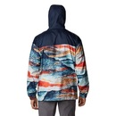 Jaqueta com Capuz Columbia Flash Challenger Novelty Windbreaker - Masculina - Foto 4