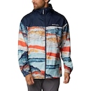 Jaqueta com Capuz Columbia Flash Challenger Novelty Windbreaker - Masculina - Foto 5