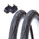 Par de Pneus Slick Kenda Flame 26 x 2.125 com Câmaras Kenda - Foto 1