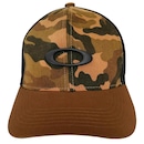 Boné Oakley Metal Ellipse Camo Trucker Hat Almond - Snapback - Adulto - Foto 2