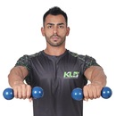 Par de Halteres KL Fit Emborrachado - 2 kg - Foto 3