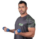 Par de Halteres KL Fit Emborrachado - 2 kg - Foto 4