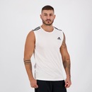 Camiseta Regata adidas D2M Stripes - Masculino - Foto 2