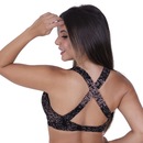 Top com Bojo Fitness Orbis Fitness Removível Alças Largas Cruzado Costas - Adulto - Foto 2