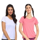Kit Camisetas Rainha Básica Classic - 2 Unidades - Feminina - Foto 1