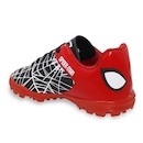 Chuteira Society Dray Marvel Homem-Aranha - Infantil - Foto 2