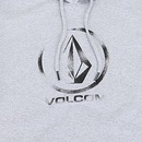 Blusão de Moletom com Capuz Volcom Canguru Logo Oversize - Masculino - Foto 2