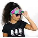 Kit 1 Viseira de Corrida e 1 Cadarço Elástico Hupi Purple - Foto 3