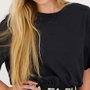 Blusa Cropped Fila Elastic - Feminino - Foto 4