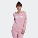 Blusão de Moletom sem Capuz adidas Essentials Logo - Feminino - Foto 2
