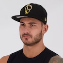 Boné Aba Reta New Era Corinthians - Snapback - Adulto - Foto 5
