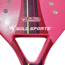 Raquete de Beach Tennis Gold Sports Female Advance Camewin II com Capa - Foto 3
