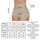 Shorts Calcinha Cintura Alta Cinta Modeladora Chermont - Feminino - Foto 5