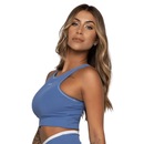 Top Fitness AVA Fitness Wear Suplex Silk Costas - Adulto - Foto 2