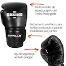 Luva De Boxe 12 Oz Muay Thai Adulto + Bandagem 3 Metros + Protetor Bucal + Bolsa Transversal Gorilla - Foto 5