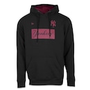 Blusão com Capuz New Era Canguru New York Yankees Soccer Style Logos - Masculino - Foto 1