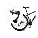 Bicicleta KSW Alumínio - Aro 29 S91 - Freio Hidráulico - Câmbio Shimano Alivio - 27v - Adulto - Foto 2