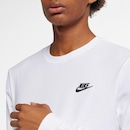 Camiseta Manga Longa Nike Sportswear Club Tee - Masculina - Foto 2