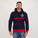 Blusão de Moletom PSG Futfanatics Flacee - Masculino - Foto 1