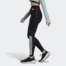 Calça Legging 7/8 adidas Hyperglam 3-Stripes - Feminina - Foto 5