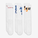 Kit de Meias Cano Alto Nike Everyday Plus Cushioned - 3 Pares - Adulto - Foto 2