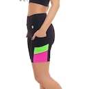 Bermuda Matrix Preto color 1 com Bolso Snd Fitness - Feminina - Foto 2