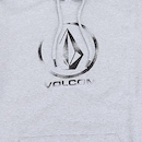 Blusão de Moletom com Capuz Volcom Canguru Logo - Masculino - Foto 2