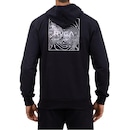 Blusão de Moletom com Capuz RVCA Canguru Topographic Oversize - Masculino - Foto 2