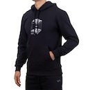 Blusão de Moletom com Capuz RVCA Canguru Topographic Oversize - Masculino - Foto 3