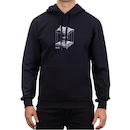 Blusão de Moletom com Capuz RVCA Canguru Topographic Oversize - Masculino - Foto 1