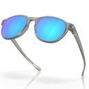 Óculos de Sol Oakley Reedmace Matte Grey Ink Prizm Sapphire - Unissex - Foto 3