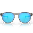 Óculos de Sol Oakley Reedmace Matte Grey Ink Prizm Sapphire - Unissex - Foto 4