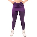 Kit de Calça Legging Vekyo Suplex com Saia Tapa Bumbum - 10 Unidades - Feminina - Foto 4