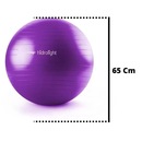 Bola de Exercícios Suiça com Bomba de Ar Hidrolight FL13B 65cm - Academia - Pilates - Yoga - Foto 3