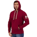 Jaqueta com Capuz Under Armour Rival Terry FZ HD - Masculina - Foto 3
